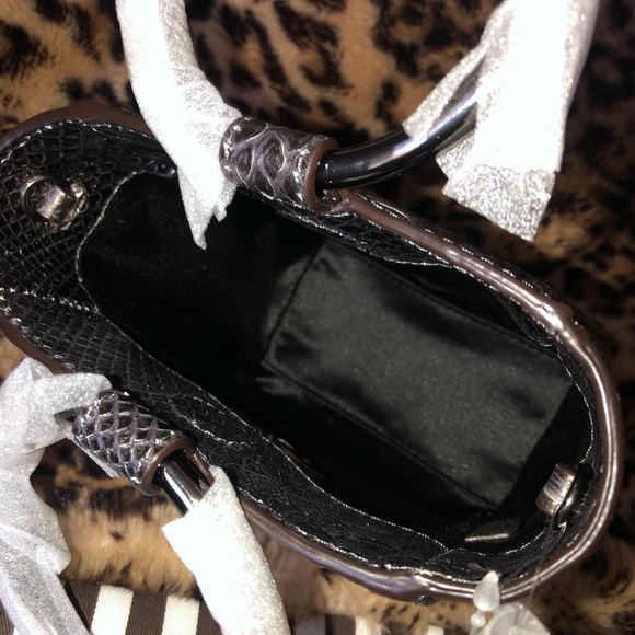 🔥BLACK FRIDAY SALE💥 🌹New Henri Bendel Marquis Snake Embossed Tote - Picture 6 of 10